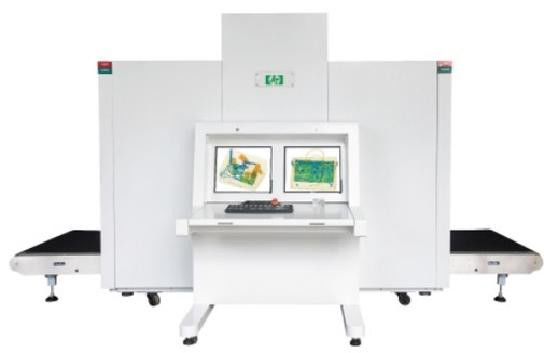 Horizontal Airport Metal Detector Conveyor X-Ray Baggage Scanner FCC