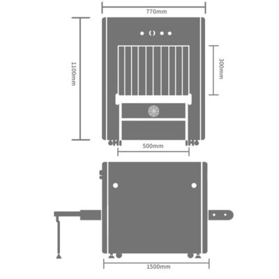 High Definition X Ray Baggage Scanner