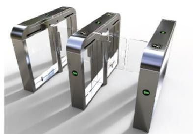 Fast Swing Turnstile Barrier Gate Remote Control / Button Control Mode